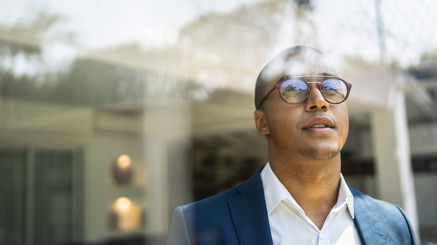 Man looking off into the distance