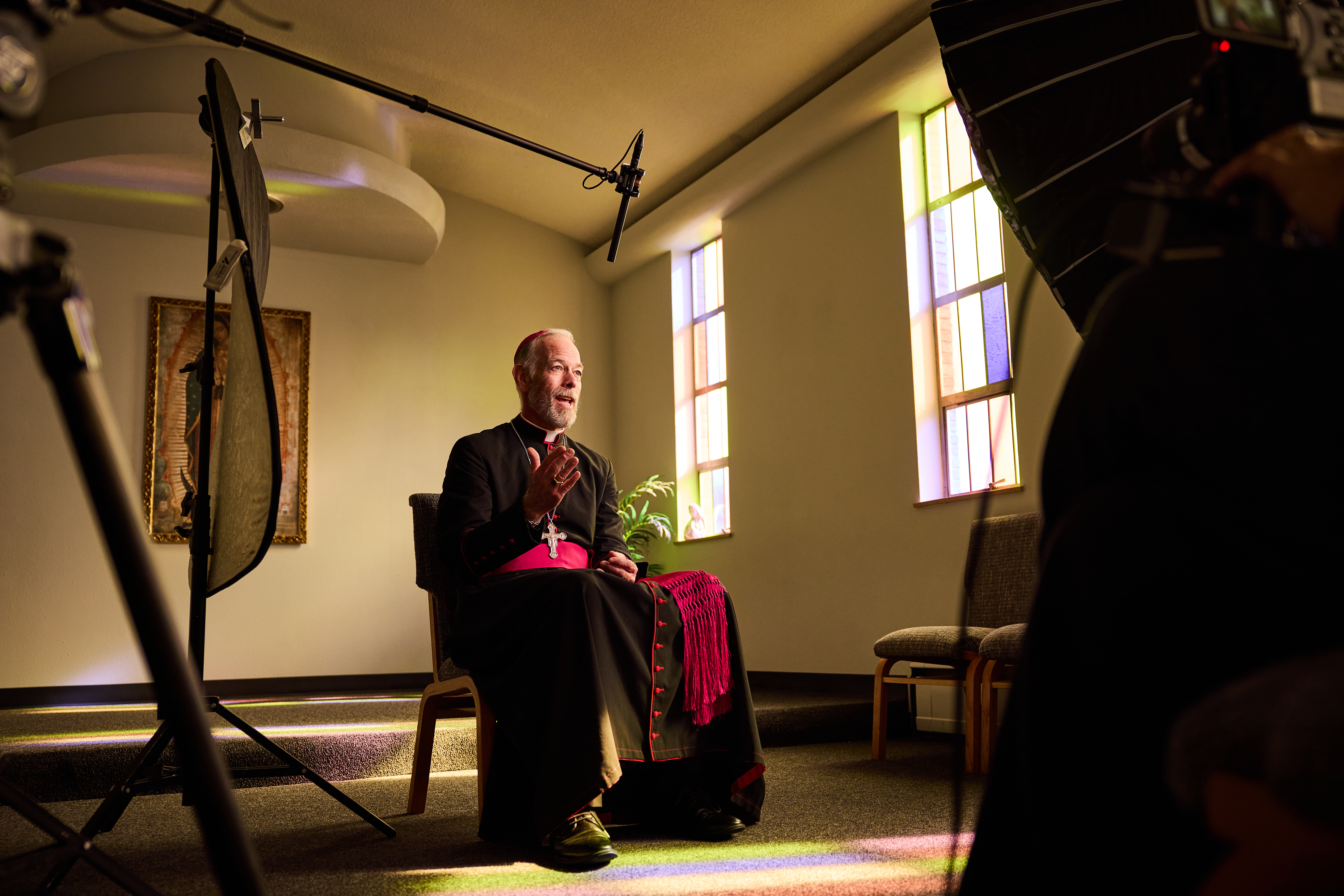 Archbishop Alexander Sample speaks with Columbia during an interview May 1, 2026