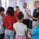 Archbishop William Lori blesses survivors of human trafficking.
