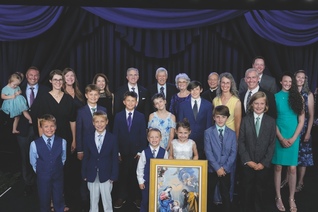 Ken and Mary Ann Duppong and their children and children’s families are recognized as the 2025 International Family of the Year.