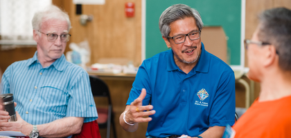 Knights of Columbus Cor meeting at St. Joseph's Parish in Port Moody, British Columbia, June 4, 2024. (Photo by Sandra Leung)