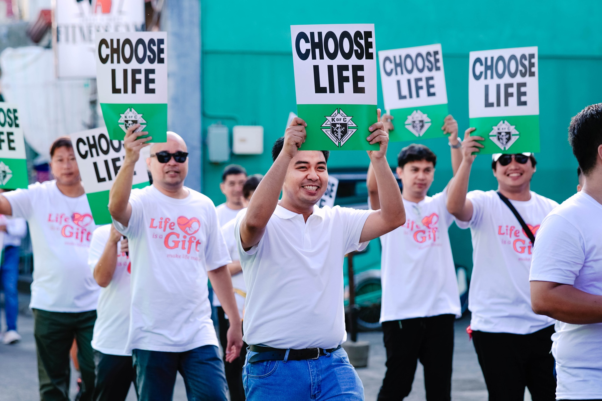 Knights participate in the Diocese of Balanga&rsquo;s March for Life in Bataan, Luzon North.