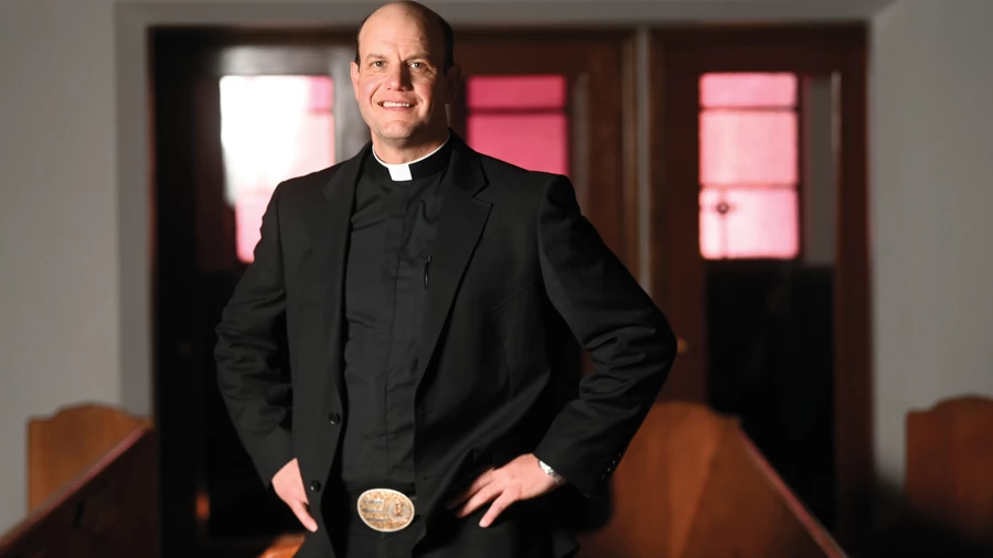 Father Bryce Lungren (Photo by Matt Gade)