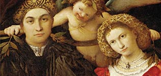 Lorenzo Lotto (1480-1556), Master Marsilio and his wife