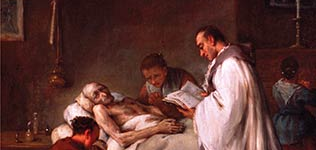 Pietro Longhi (1702-1785), The Extreme Unction