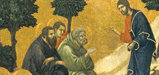 Artwork depicting Agony in the Garden