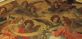 Artwork depicting Adam and Eve in the creation