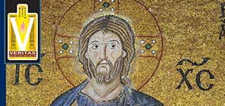 Byzantine mosaic of Christ holding Bible and hands in prayer. Currently found in Hagia Sophia, Istanbul, Turkey.