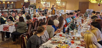 The Knights of Columbus organize Christmas celebrations for orphans and widows in Ukraine.