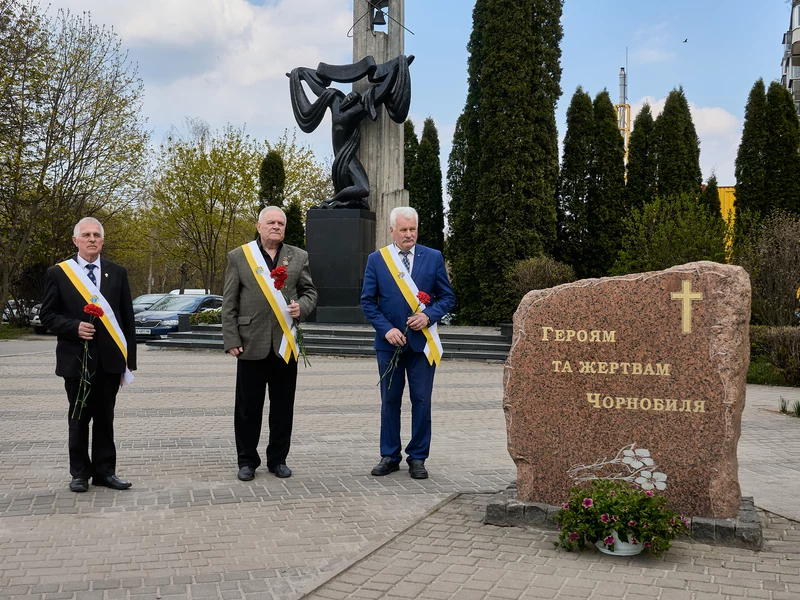 Monument to the Heroes and Victims of the Chernobyl Disaster in Khmelnytskyi