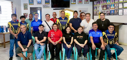 Knights from Sta. Quiteria Council 8751 in Caloocan City, Luzon North, and staff from the National Kidney and Transplant Institute assemble during a recent blood drive organized by the council. 