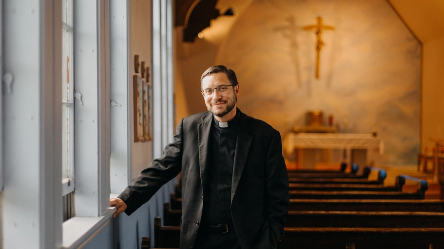 Father Jonathan Schnobrich (Photo by Abigail Grey Photography)