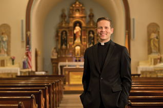 Father Ryan Kaup (Photo by Bob Ervin)