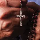 Hands with rosary