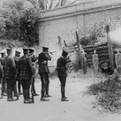 Luis Segura Vilchis, an engineer and member of the Catholic Youth Association, faces a firing squad in Mexico City on Nov. 23, 1927.