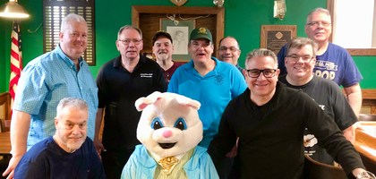 Members of Henry Stolzenthaler Council 1675 in Staten Island, N.Y., gather with the Easter Bunny at the council’s annual children’s Easter breakfast. More than 100 people came to enjoy breakfast, crafts and pictures with the Easter Bunny.