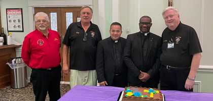St. Jude Council 5814 in Rocky Point, N.Y., organized its annual “Honor Thy Father” dinner for priests at the three churches associated with the council.