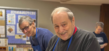 Members of Father John Rocus Council 7891 in Brighton, Mich., package homemade pierogi at Holy Spirit Catholic Church. The council’s fundraiser raised $1,000 for the Pregnancy Help Clinic in Brighton, and an additional $200 was donated by the Supreme Council through the ASAP program.