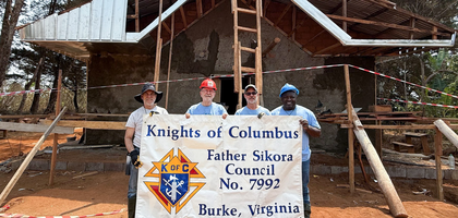 Knights Display Banner Chapel Bangang