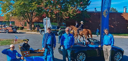Members of Rev. George E. Keefe Council 4475 in Middleburgh, N.Y., gather at Middleburgh Elementary School before participating in the town’s annual Fall Festival Parade. The Knights have participated for several years and, for the 2025 parade, chose to honor Christopher Columbus by having brother Knight Lucas Ortiz’s son, Michael, dress as the Order’s namesake. The Knights distributed pencils and candy to about 500 children.