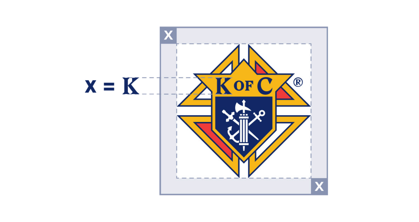 KofC logo clearspace