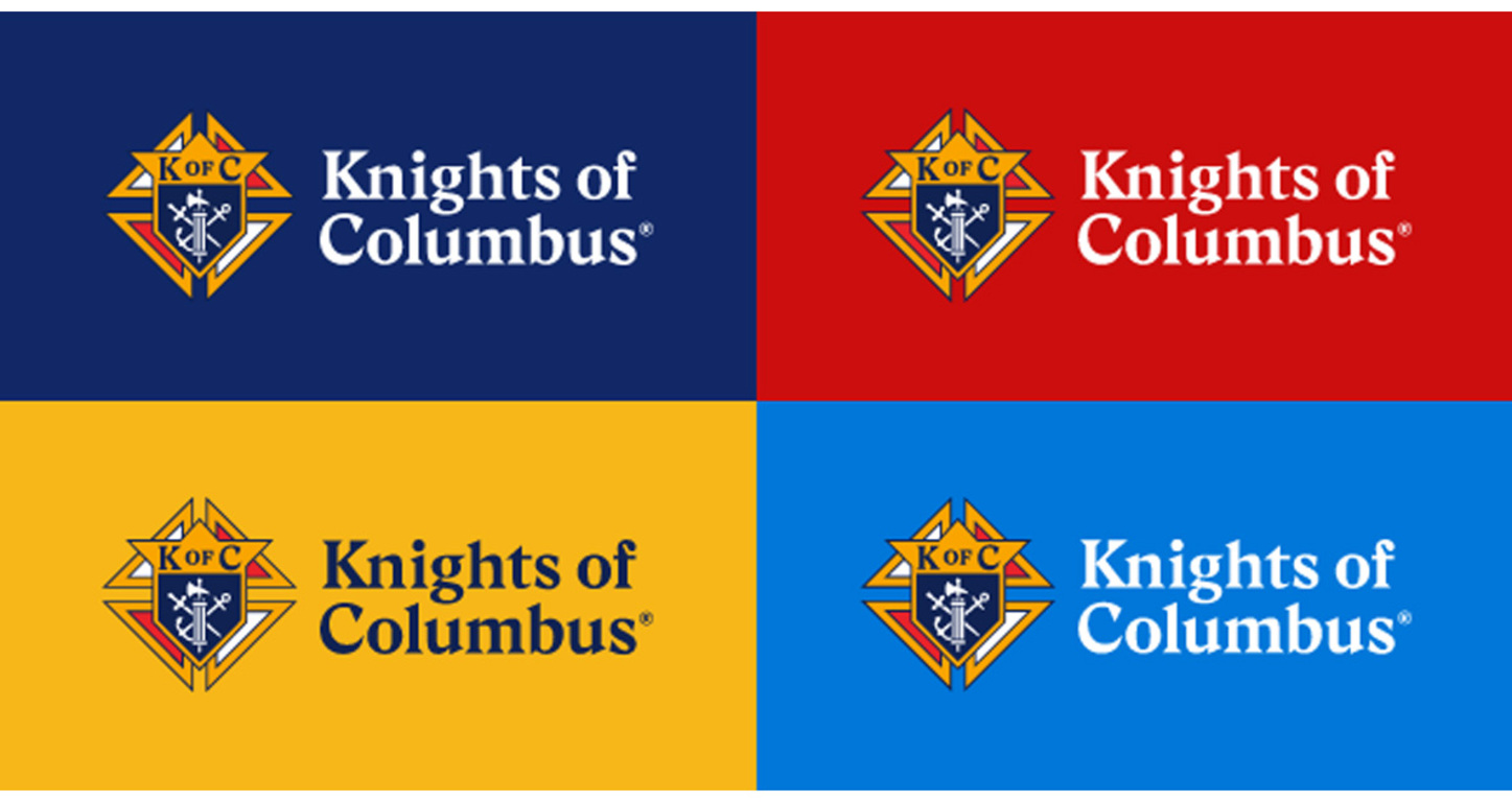 Knights of Columbus logo background options.