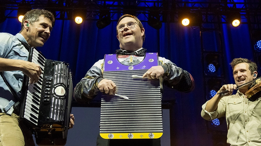 The band Scythian performs during Life Fest at EagleBank Arena in Fairfax.