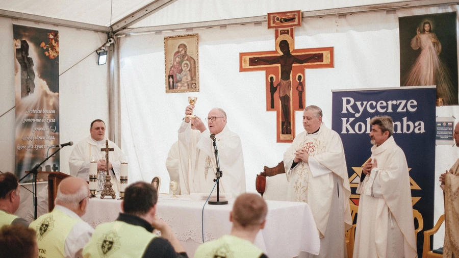 Cardinal Timothy Dolan, archbishop of New York, celebrates Mass