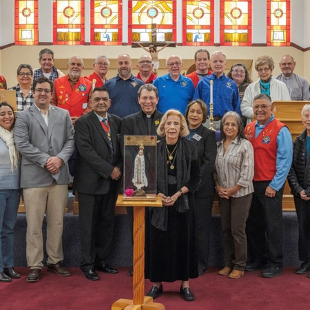 New Mexico State Deputy And Knights During Rosary