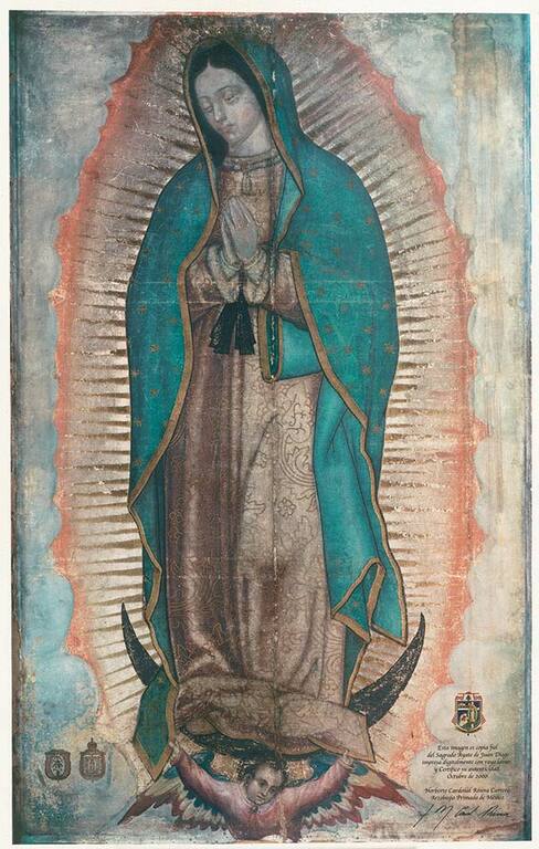Image of our Lady Guadalupe.