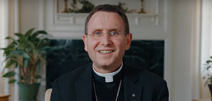 Bishop Andrew Cozzens is Chairman of the USCCB Committee on Evangelization and Catechesis and is spearheading a 3-year National Eucharistic Revival in the United States. 