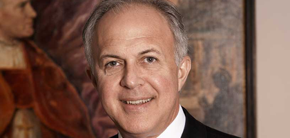 Past Supreme Knight Carl Anderson poses for a portrait.