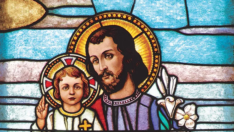 Print of St. Joseph Most Chaste Heart.