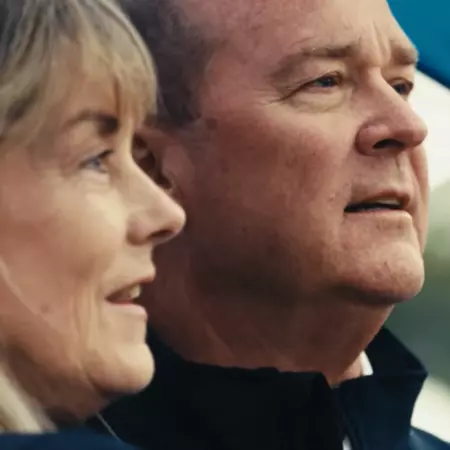 Gold Star couple Stephen and Kerry Ross are pictured during the 63rd PMI in Lourdes, France seeking healing after the loss of their son following his deployment to Afghanistan.