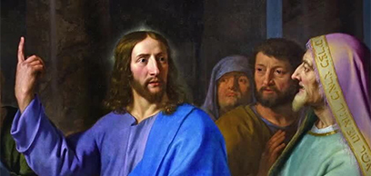 A painting called The Tribute Money by Philippe de Champaigne.