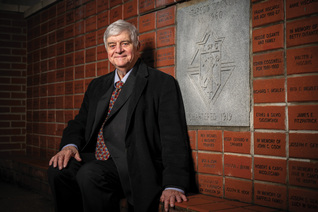 Timothy McCarthy is pictured outside Beaumont Hall, home of Patapsco (Md.) Council 1960, where he has been an active member for nearly four decades. 