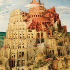 The Tower of Babel (1563, oil on oak wood) by Peter Breugel the Elder (c. 1525–1569)