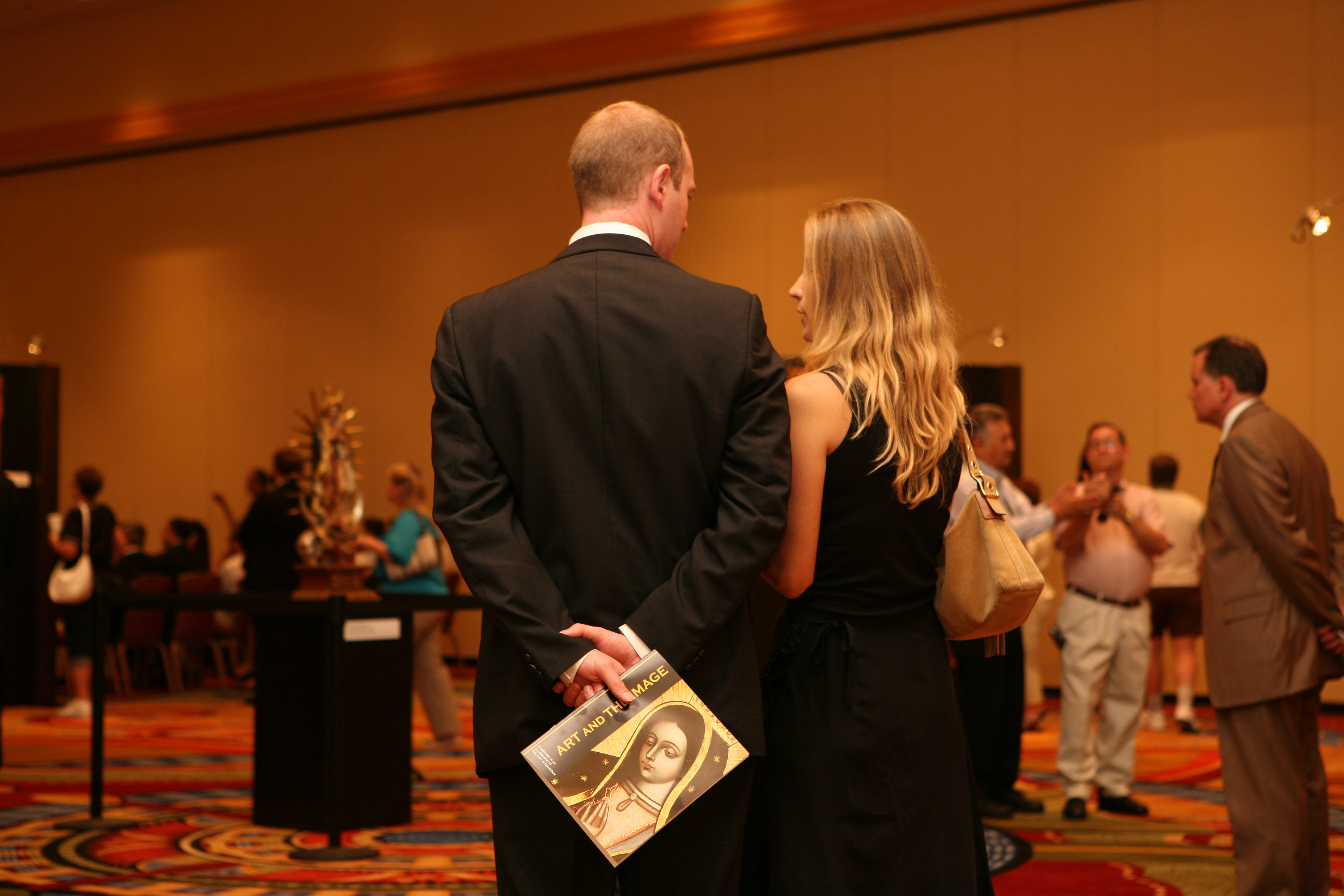 Young couple at a weekly love and responsibility event.