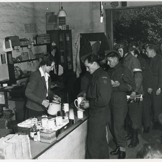 The 1st Canadian Army was served tea at this canteen in 1943.