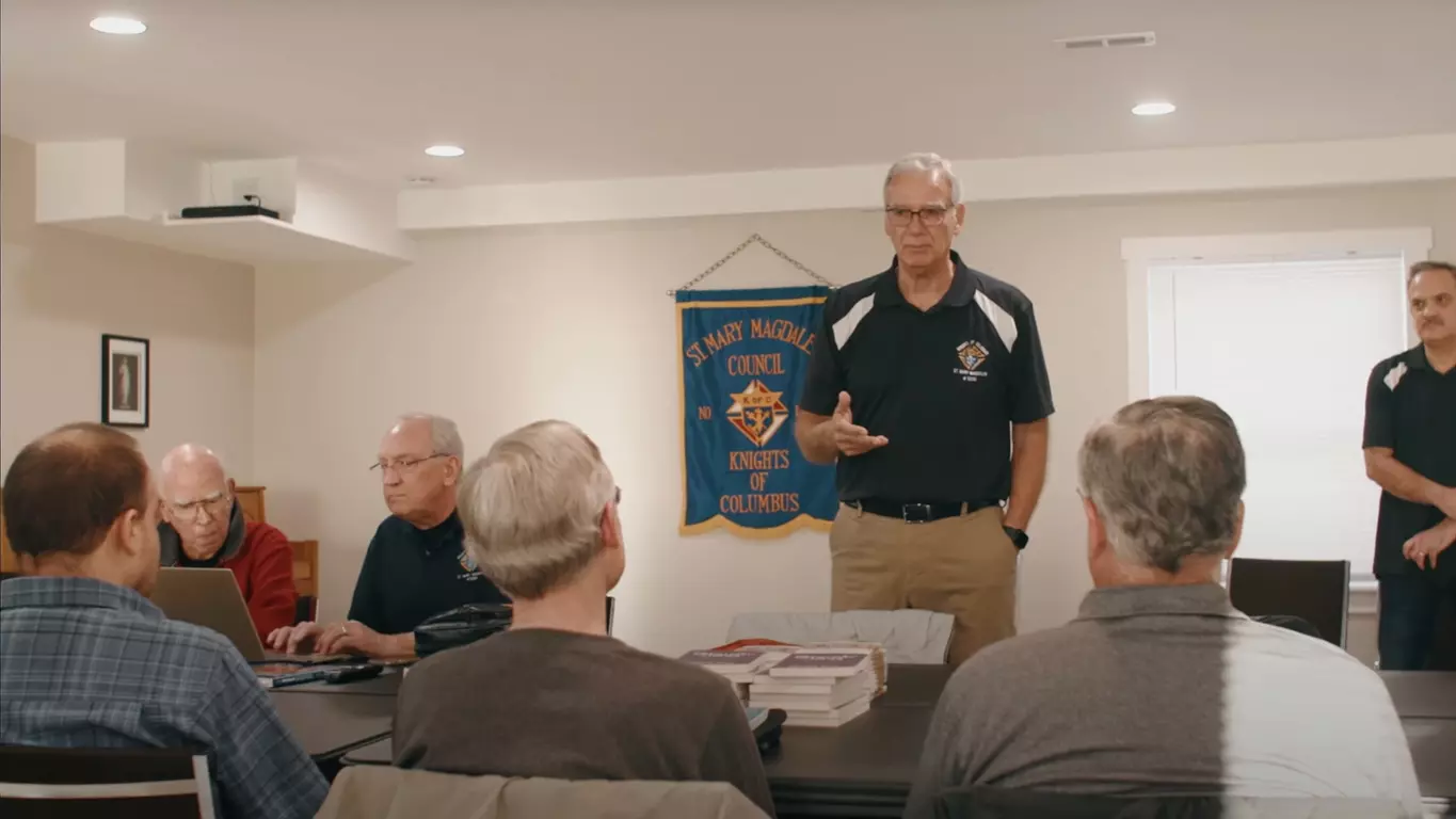 Knights gathered for a meeting