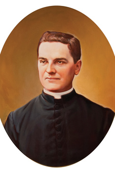 Portrait of Father McGivney by Chas Fagan
