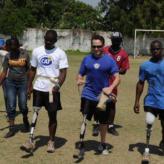 Healing Haiti's Children became a multi-partner project to provide prosthetics and physical therapy to children hurt in the 2010 Haiti earthquake.