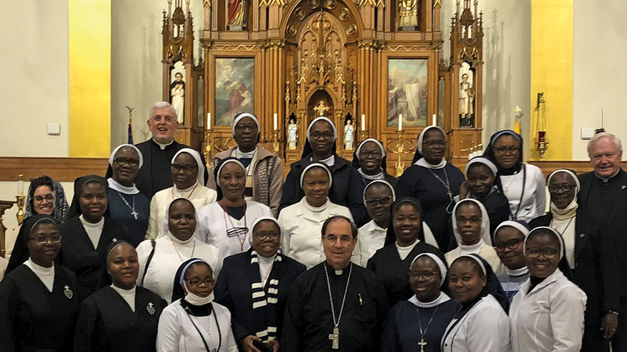 Religious sisters from Nigeria