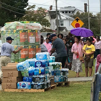 Knights respond to needs following Superstorms as they did during Hurricane Florence, 2018.