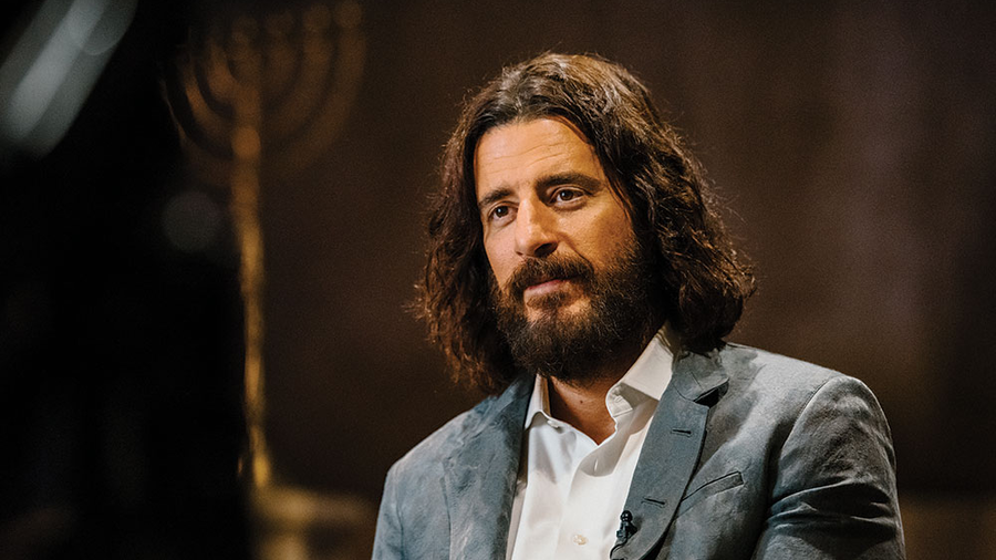 Roumie is pictured on the set of The Chosen during his interview with Columbia in May. Photo by Spirit Juice Studios