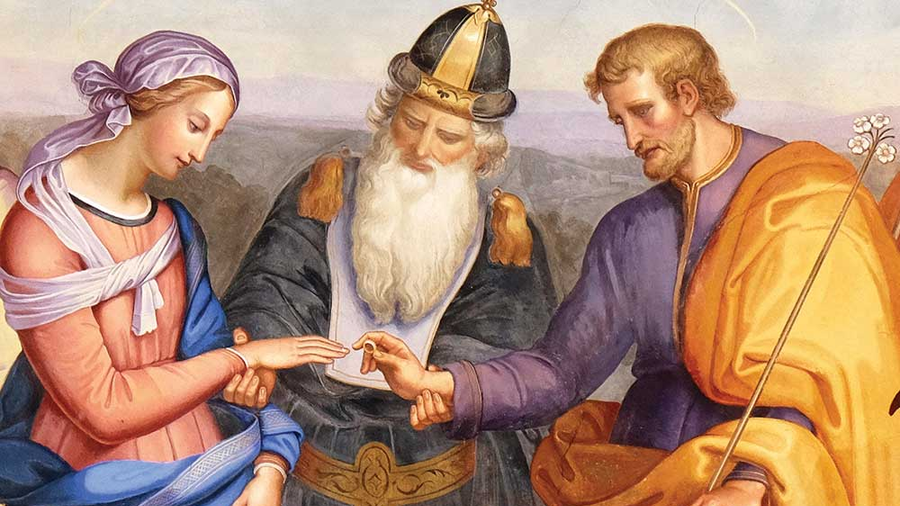 The Marriage of Mary, St. Martin Church in Unteressendorf, Germany / Zvonimir Atletić / Alamy Stock Photo