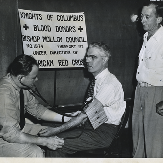 Pioneered in the 1930s, community blood-drives grew quickly. Local councils often partnered with the American Red Cross or a local hospital.