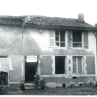 Photo shows Knights of Columbus Headquarters Everybody Welcome Camp Located At Les Islettes.