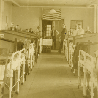 Caseys, keeping the nickname used during the war, visited hospitals on a regular basis.