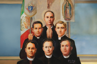 The Mexican Martyrs. (Painting by Martha Orozco)